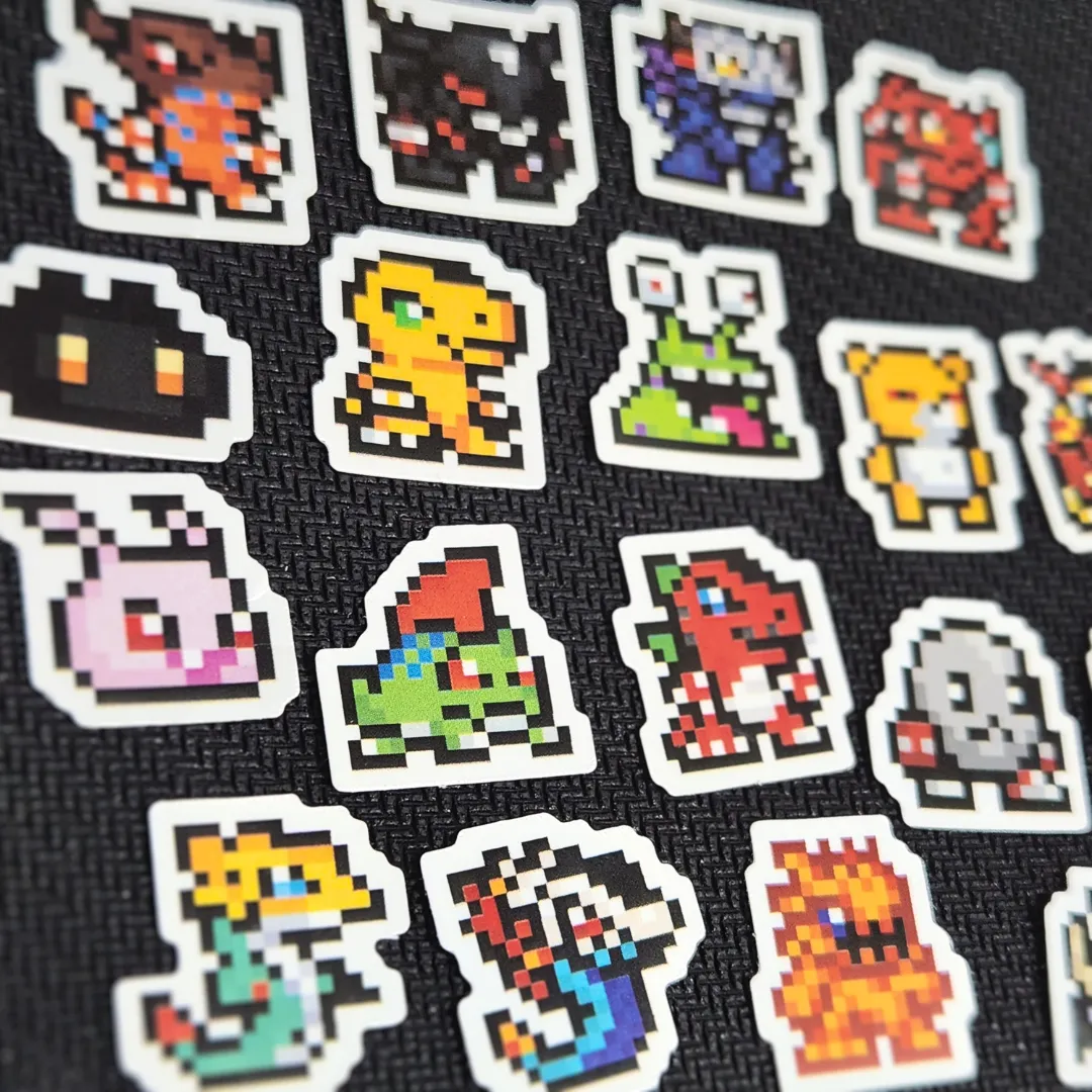 ZeninTCG - Fan-made- Mini Pixel Sticker Pack (Vpet V1-5) [INSTOCK]