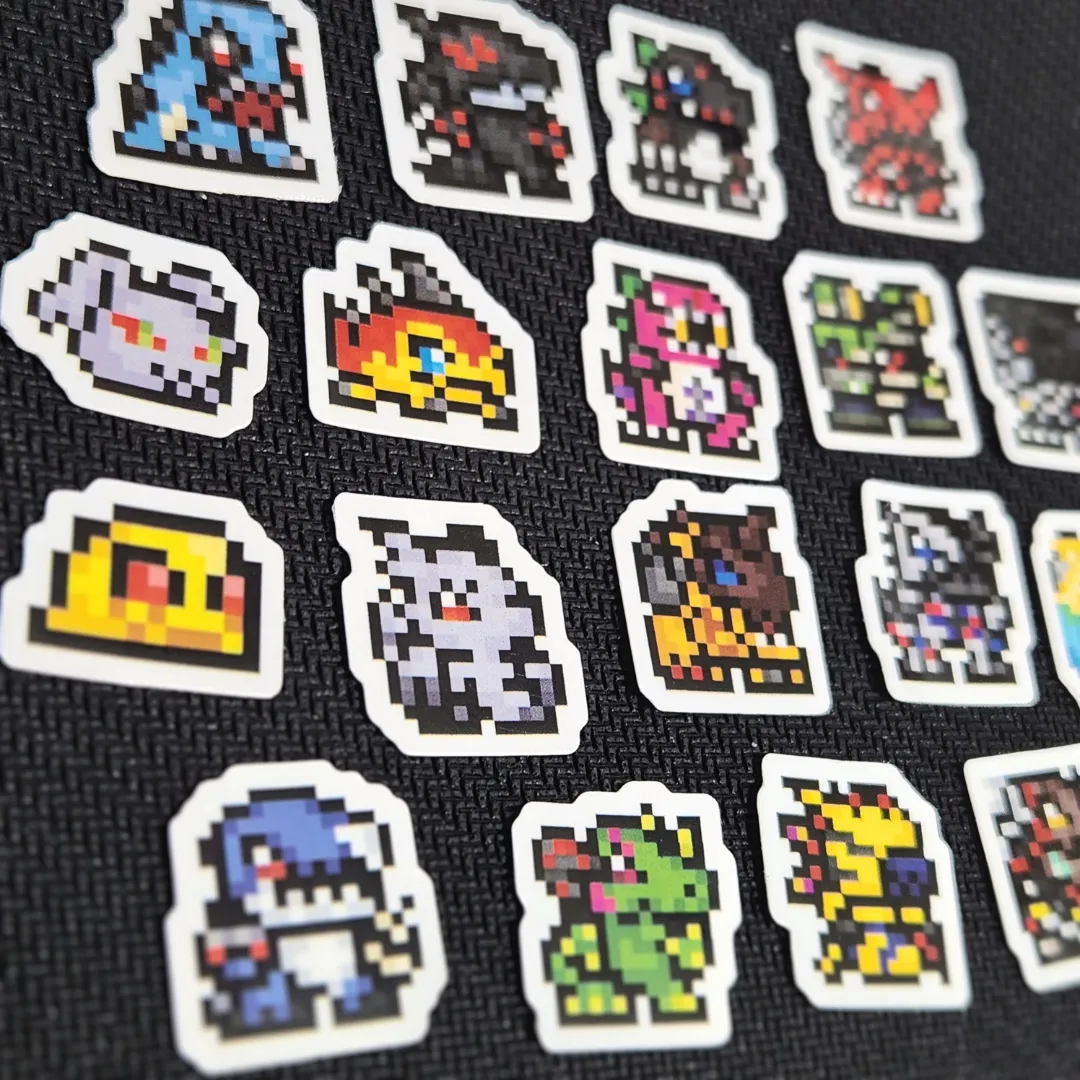 ZeninTCG - Fan-made- Mini Pixel Sticker Pack (Vpet V1-5) [INSTOCK]