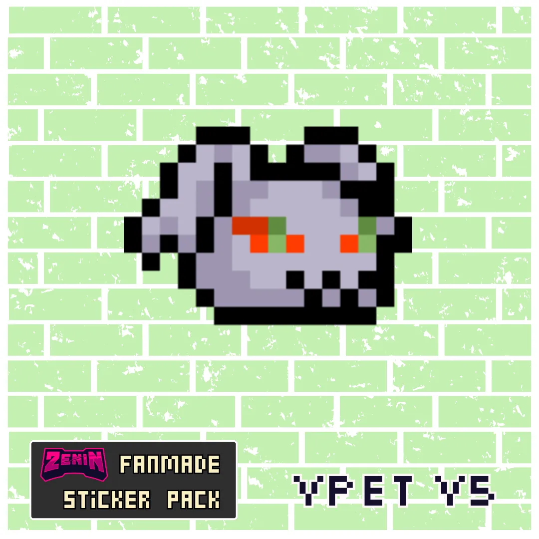 ZeninTCG - Fan-made- Mini Pixel Sticker Pack (Vpet V1-5) [INSTOCK]