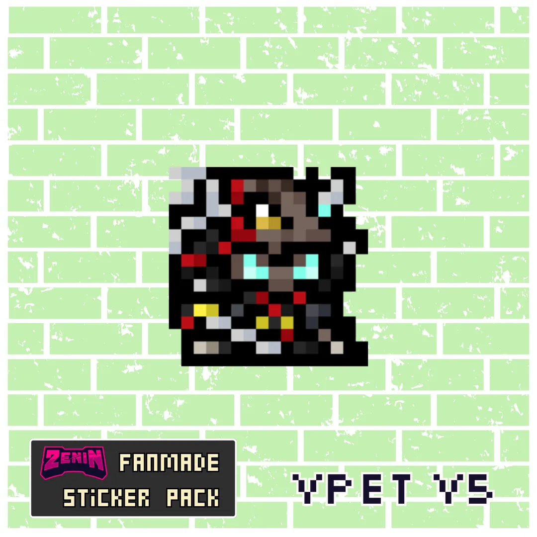 ZeninTCG - Fan-made- Mini Pixel Sticker Pack (Vpet V1-5) [INSTOCK]