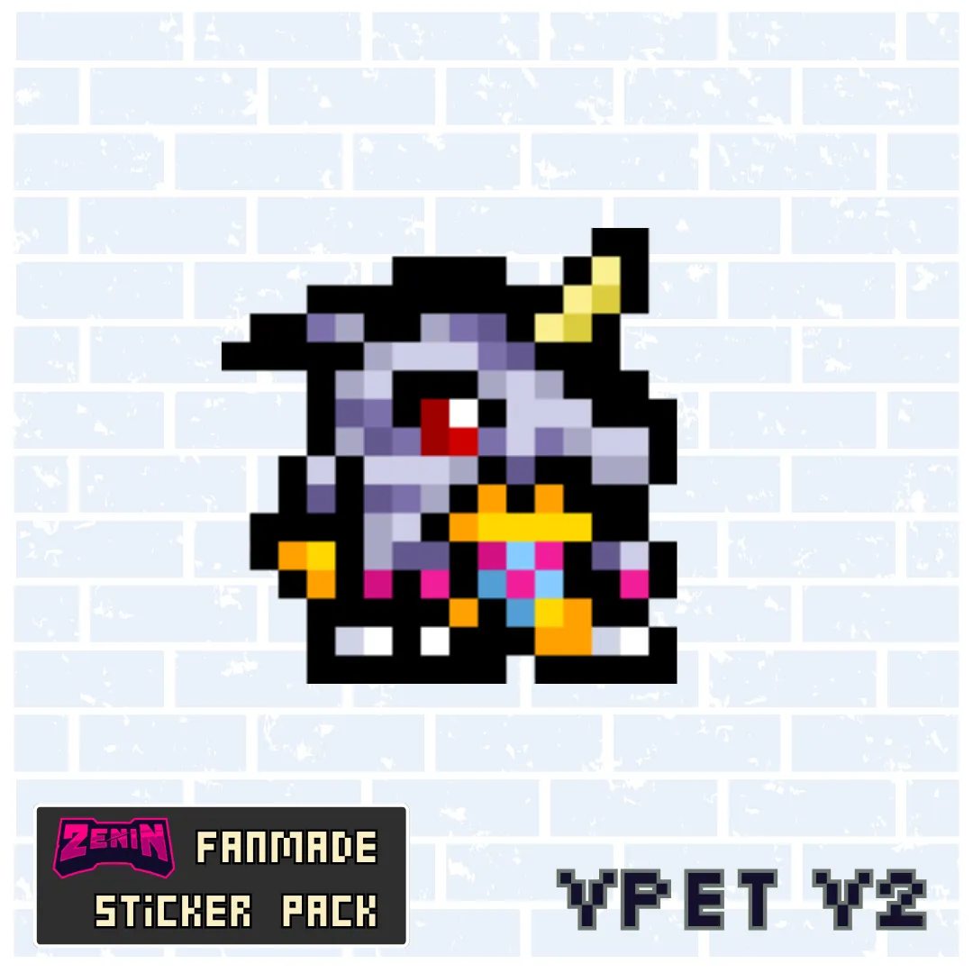 ZeninTCG - Fan-made- Mini Pixel Sticker Pack (Vpet V1-5) [INSTOCK]