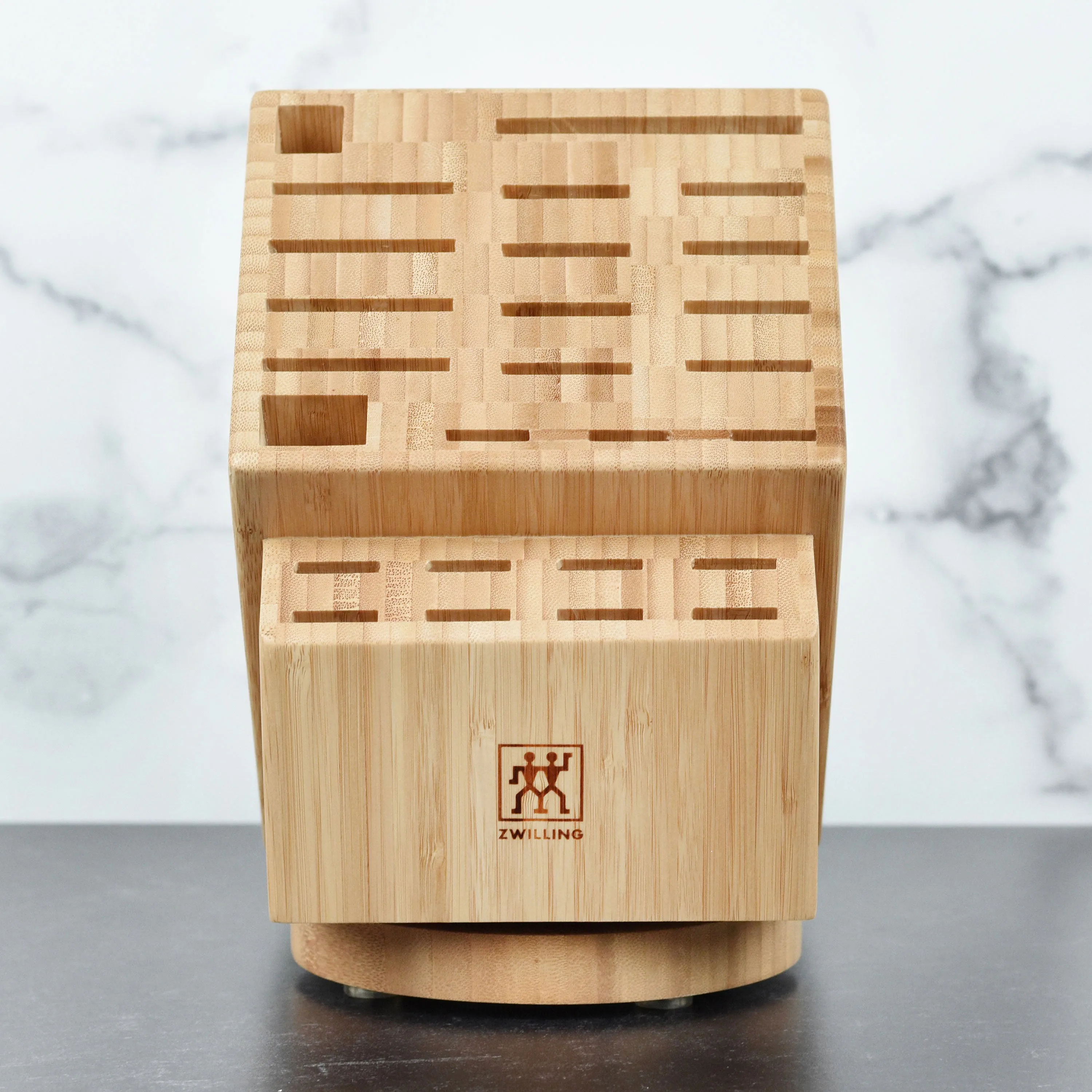 Zwilling 26 Slot Bamboo Swivel Knife Block